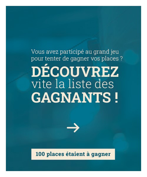 Découvrez la liste des gagnants